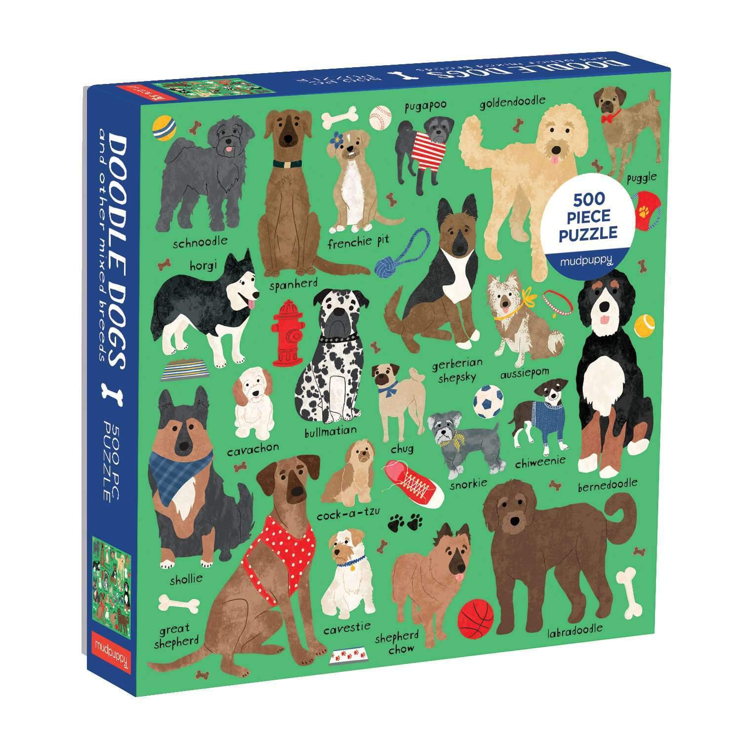 DOODLE DOGS 500 PC PUZZLE