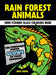 Rain Forest Animals Mini Stained Glass Coloring Book