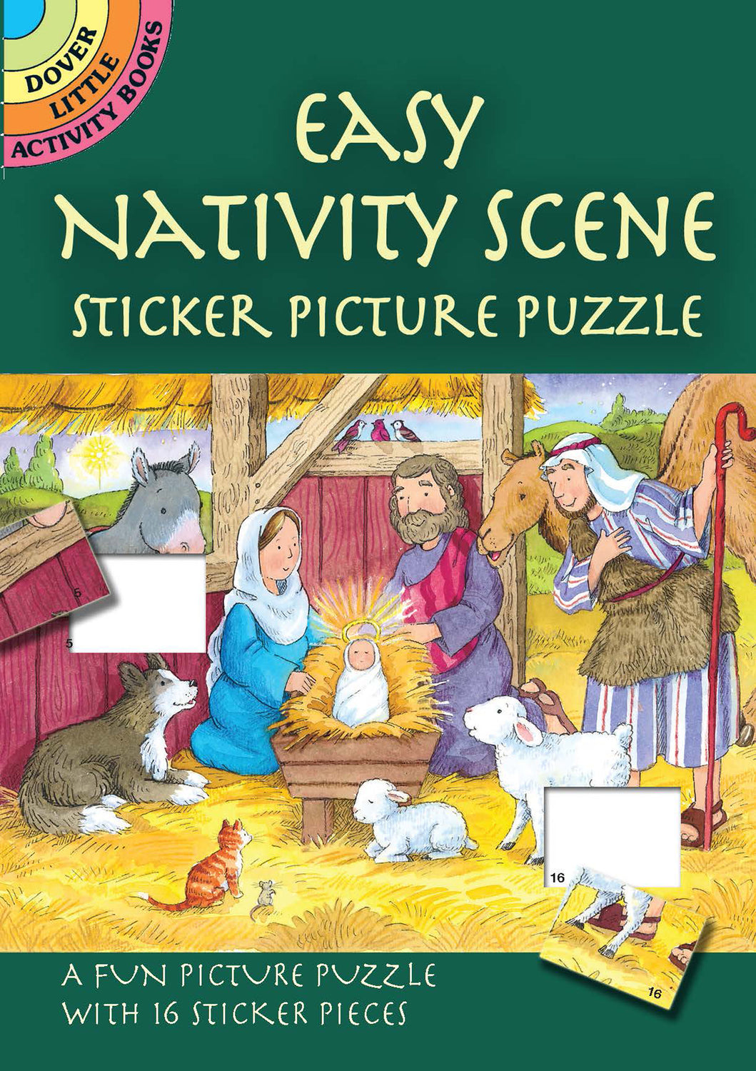 Easy Nativity Scene Sticker Picture Puzzle