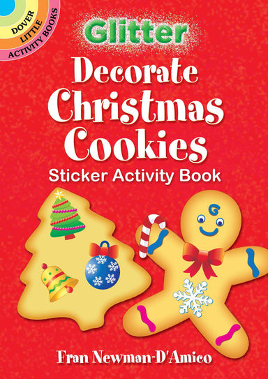 Glitter Decorate Christmas Cookies Sticker Activity Book