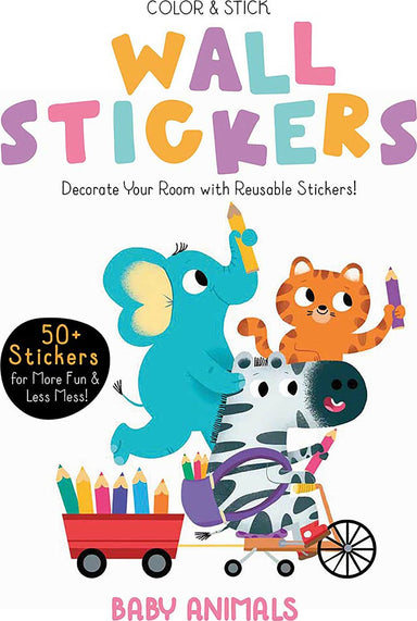 Color & Stick Wall Stickers: Baby Animals