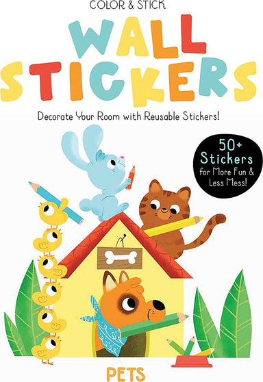 Color & Stick Wall Stickers: Pets