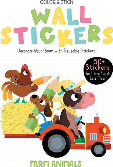 Color & Stick Wall Stickers: Farm Animals