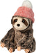 Blitzen Sloth with Winter Hat