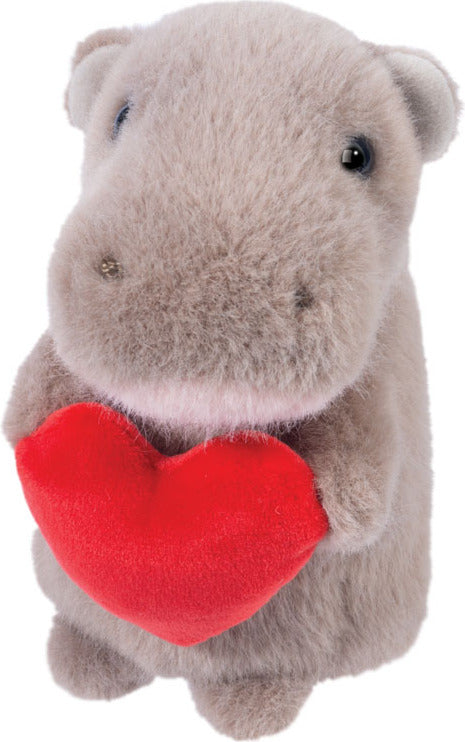 Valentine Hippo with Heart