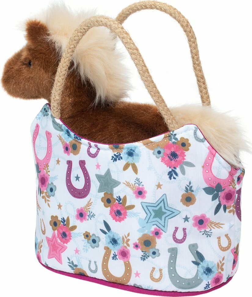 Boho Horseshoe Sassy Sak with Horse