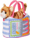 Sardine Sassy Pet Sak w/ Striped Cat