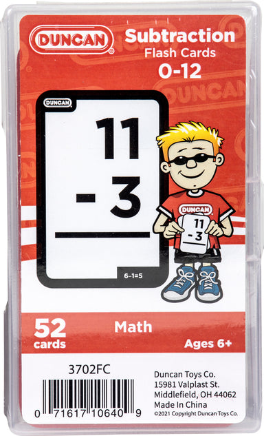 Flash Cards (Subtraction)