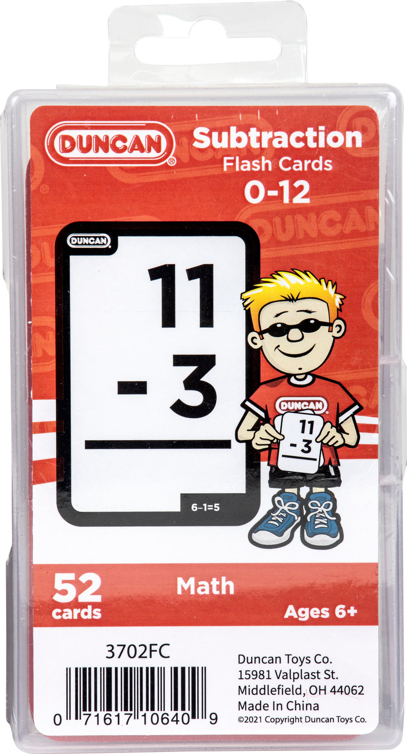Flash Cards (Subtraction)