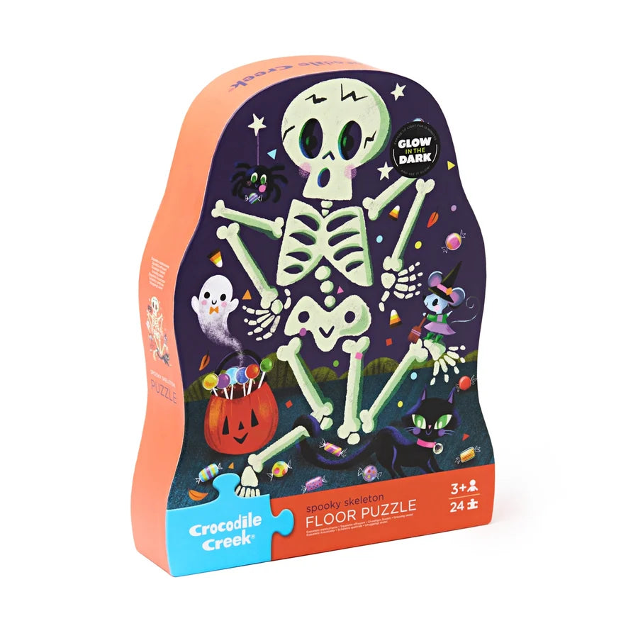 24 pc Shape Box Puzzle/Spooky Skeleton