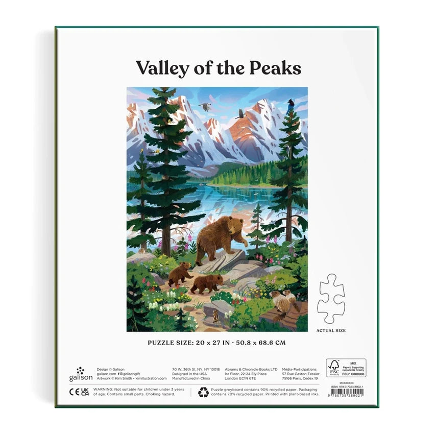 Valley Of The Peaks Puzzle 1000
