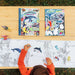 Under the Sea (fold-out coloring book with stickers)