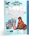 Under the Sea (fold-out coloring book with stickers)