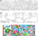 Dinosaurs Abound (fold-out coloring book with stickers)