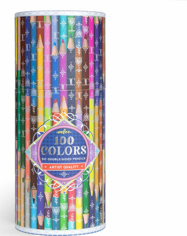 100 Colors - 50 Double-Sided Pencils