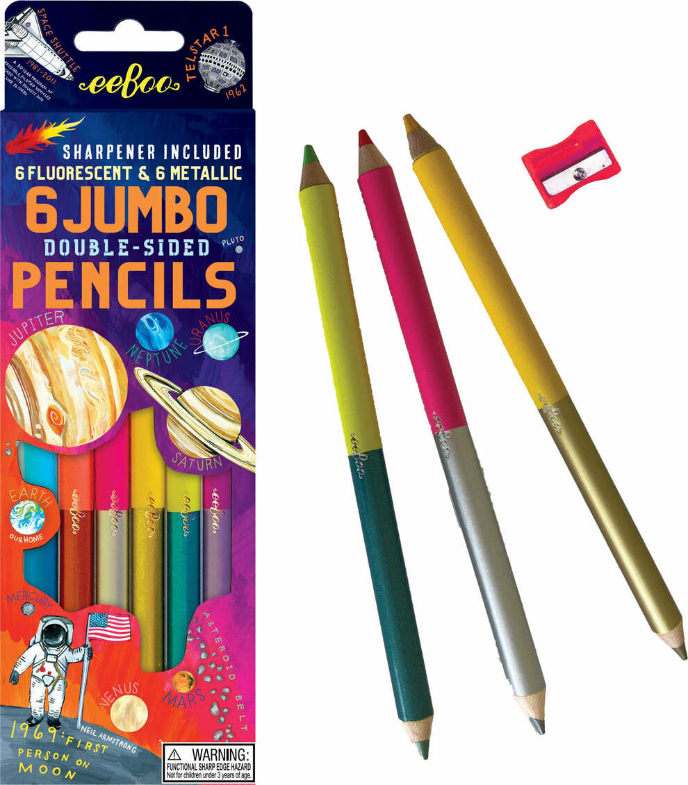 Solar System Special Pencils (6 JUMBO pencils)