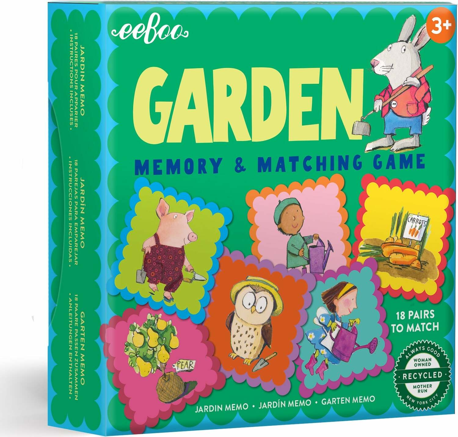 Garden Little Square Memory Game