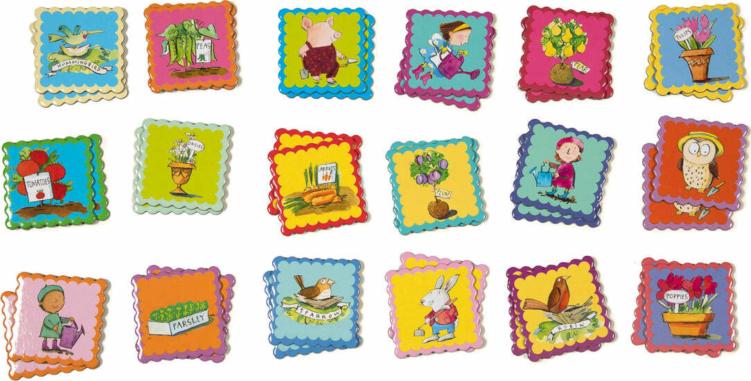 Garden Little Square Memory Game