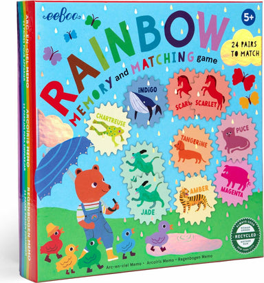 Rainbow Memory Matching Game