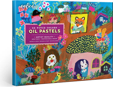 Yumi's Mushroom House 36 Oil Pastels