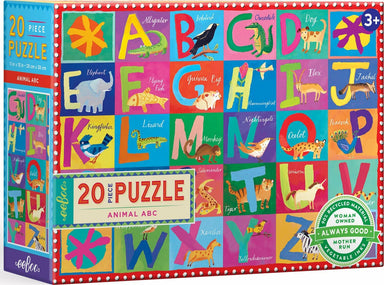 Animal ABC 20 Piece Big Puzzle
