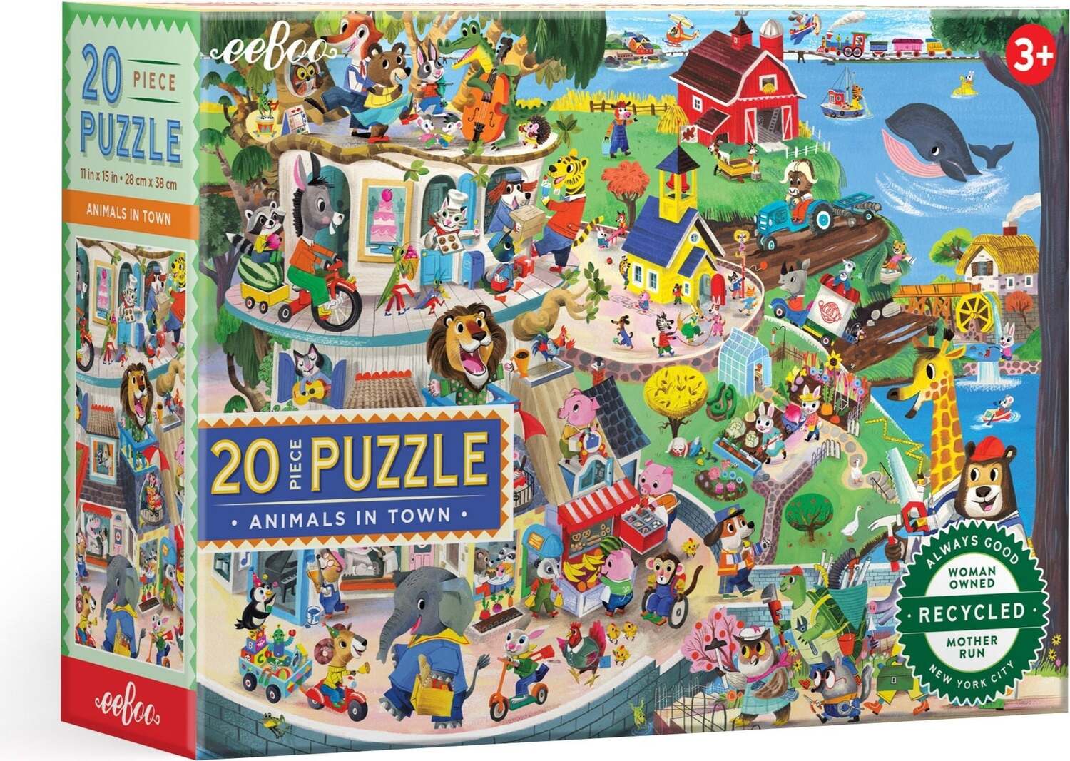 Animals in Town (20 piece puzzles)