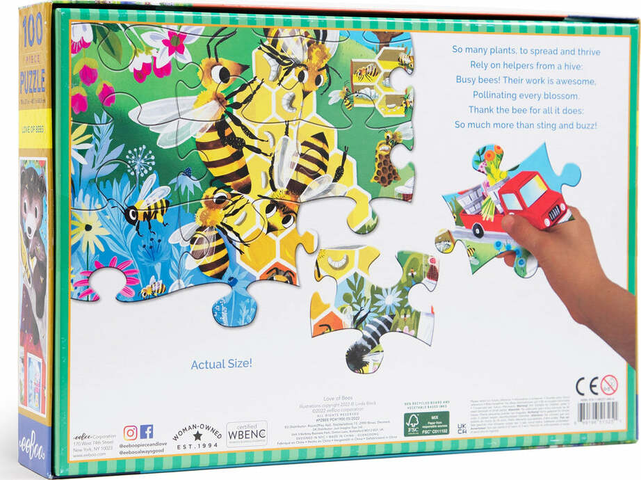 Love of Bees (100 piece puzzles)