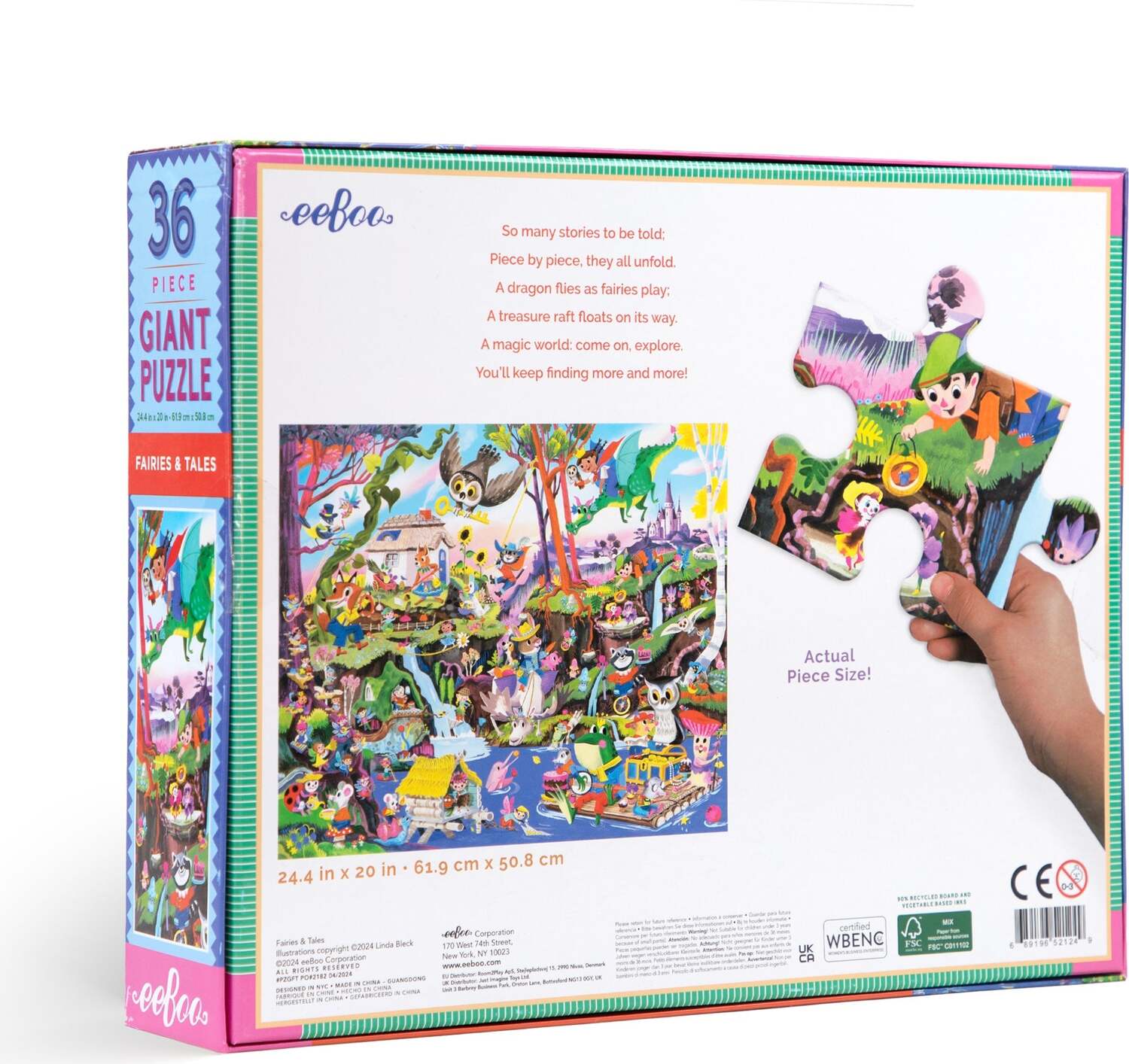 Fairies & Tales (36 piece giant puzzles)