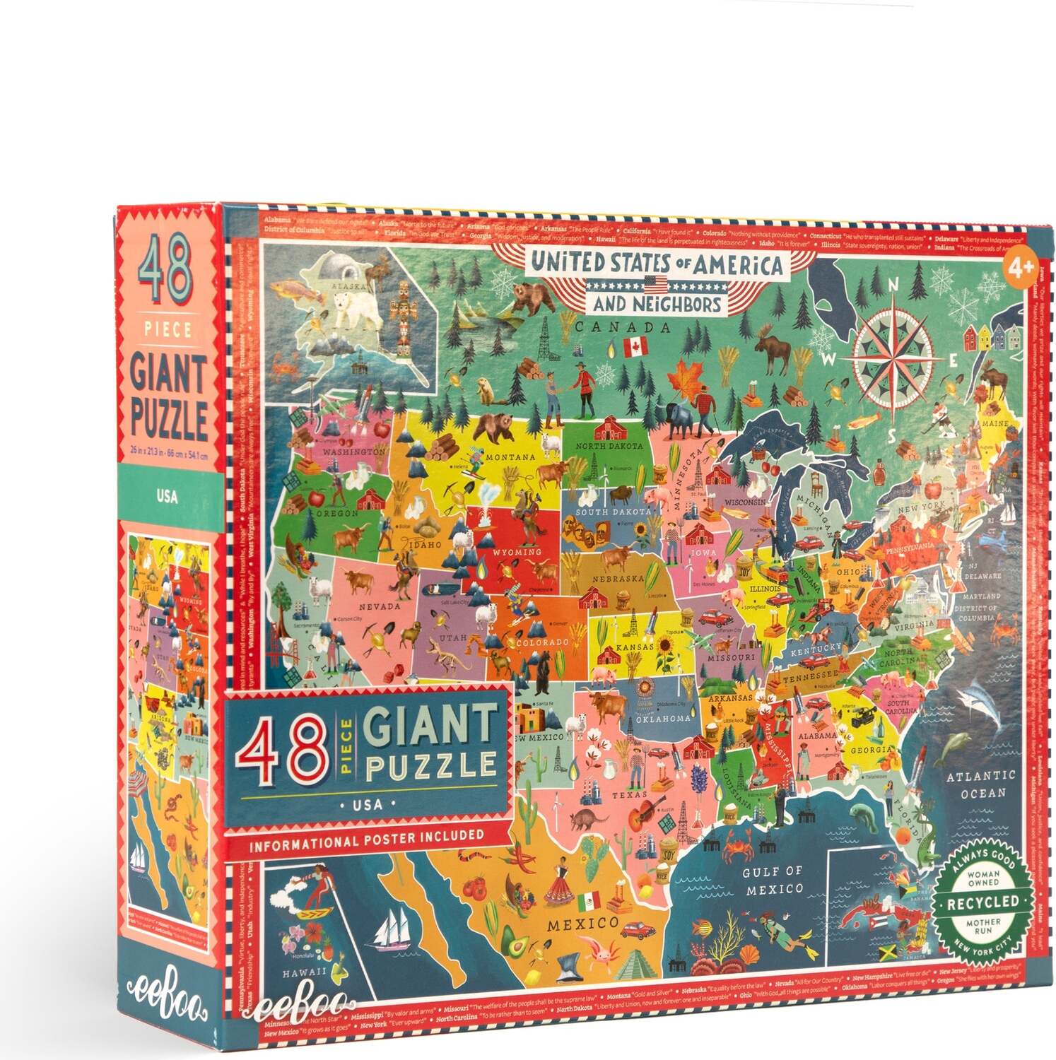 USA (48 piece giant puzzles)