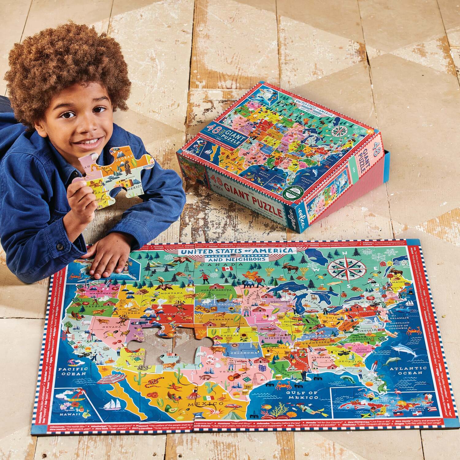 USA (48 piece giant puzzles)