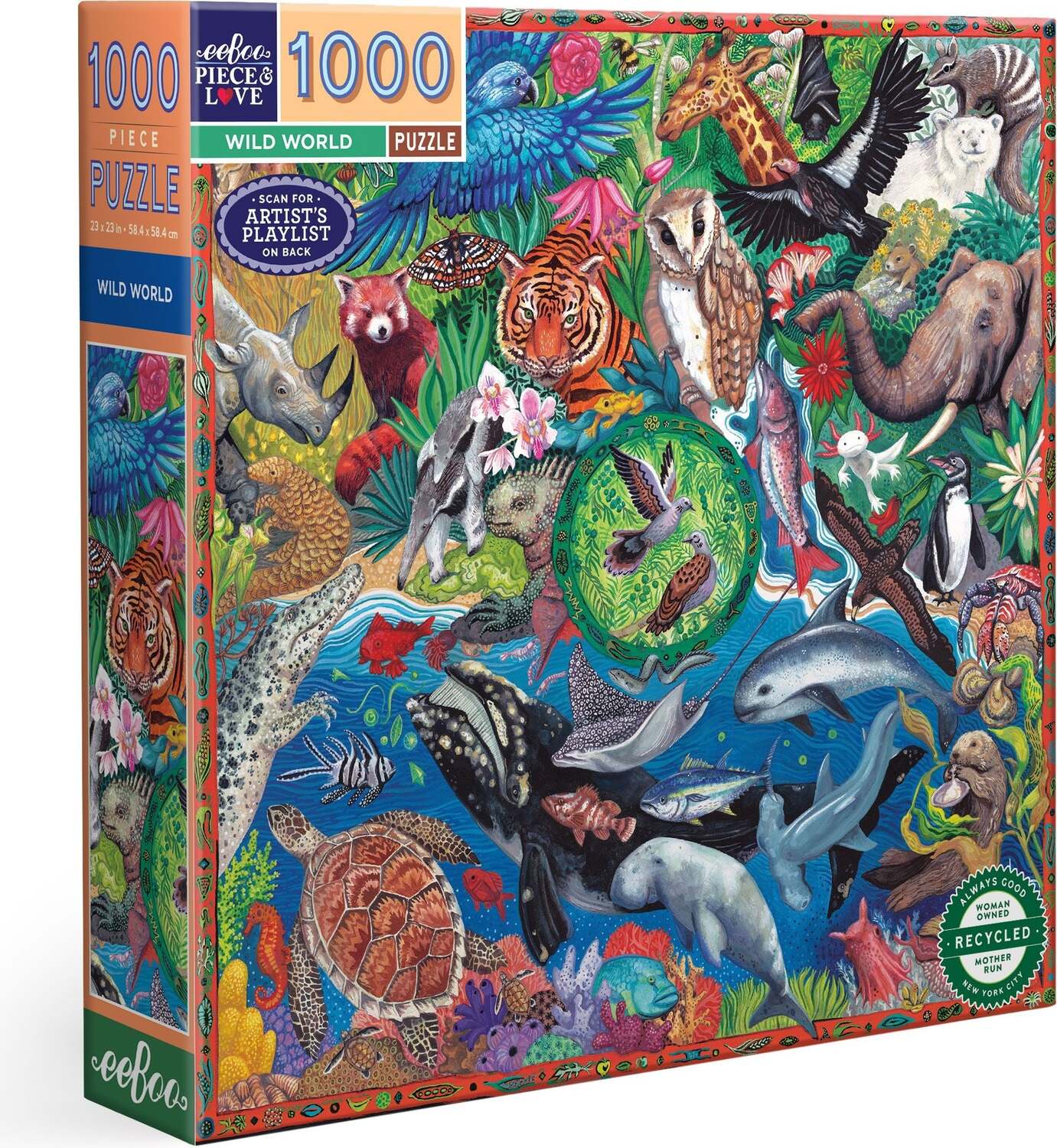 Wild World (1000 piece square puzzles)