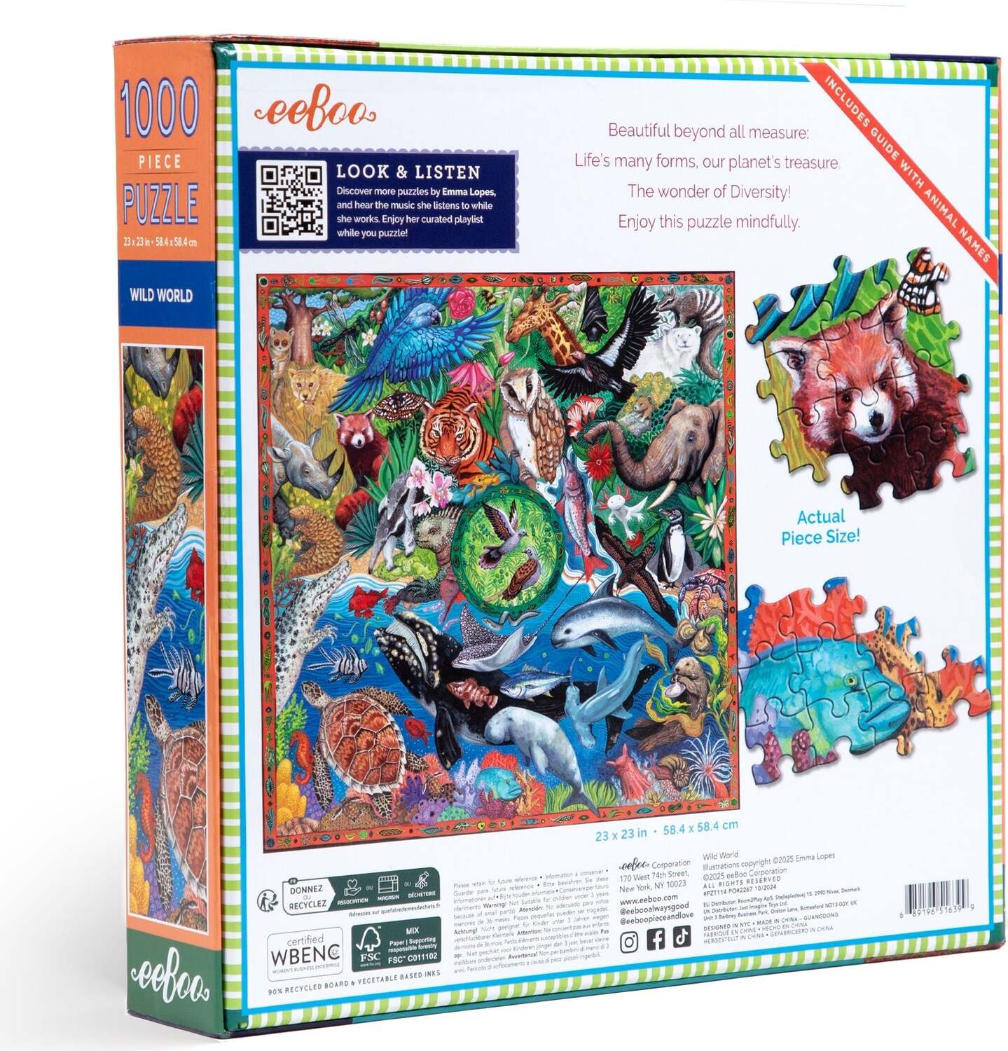 Wild World (1000 piece square puzzles)
