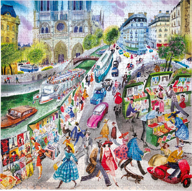 Paris Bookseller (1000 piece square puzzles)