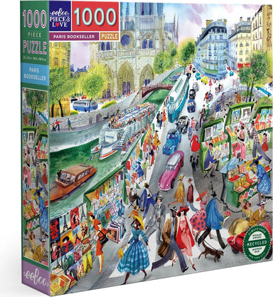 Paris Bookseller (1000 piece square puzzles)