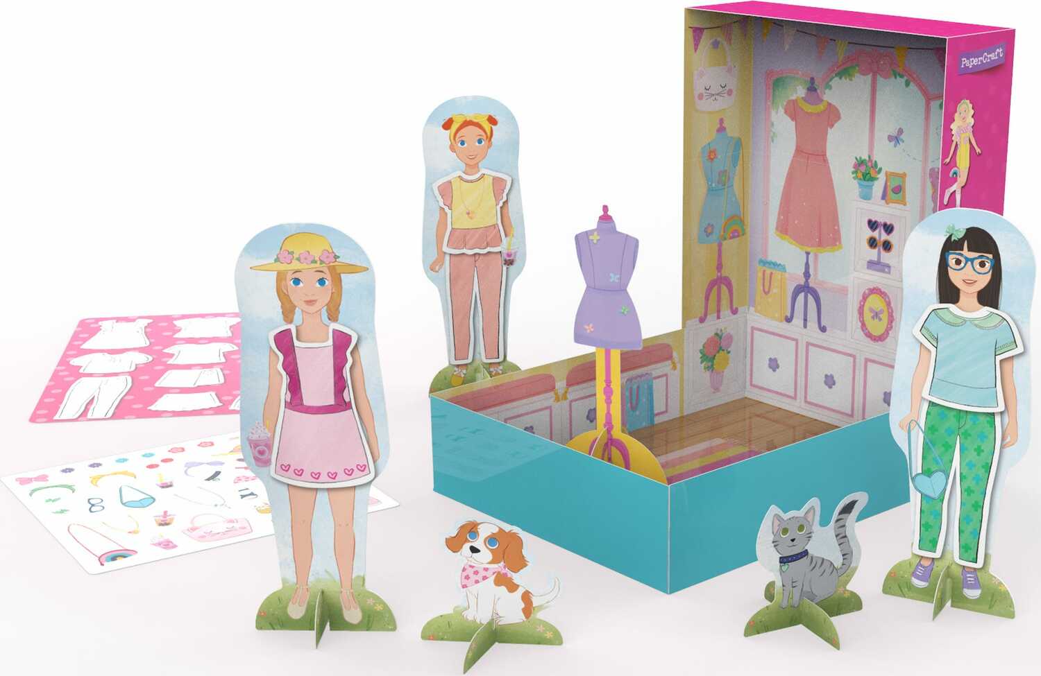 PaperCraft Sweet Boutique Paper Doll Set