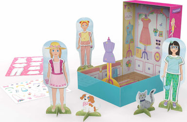 PaperCraft Sweet Boutique Paper Doll Set