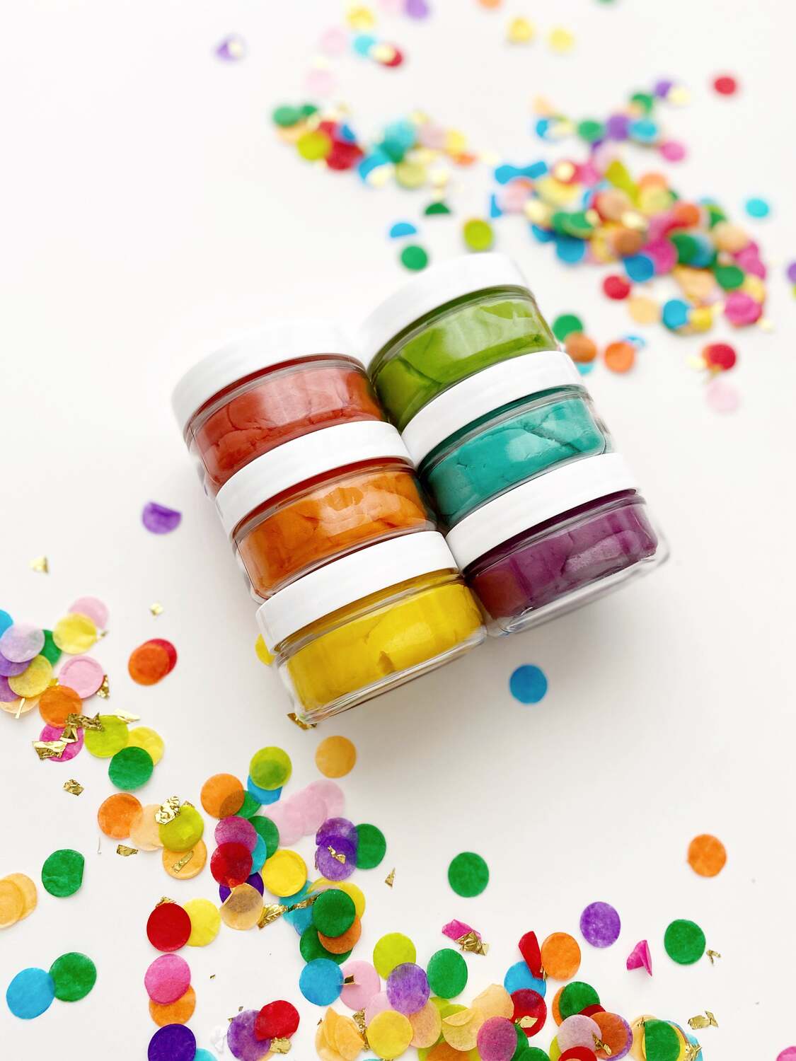 Mini KidDough Party Favors - Rainbow Bright Set