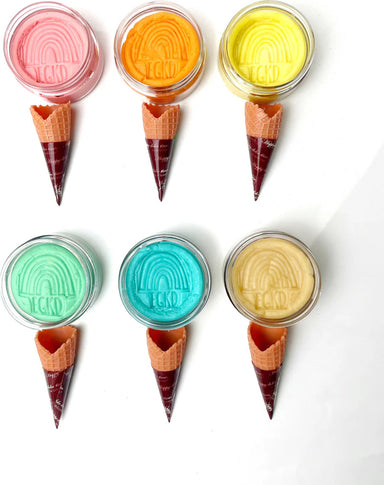 Ice Cream Mini Kiddough Rainbow Set