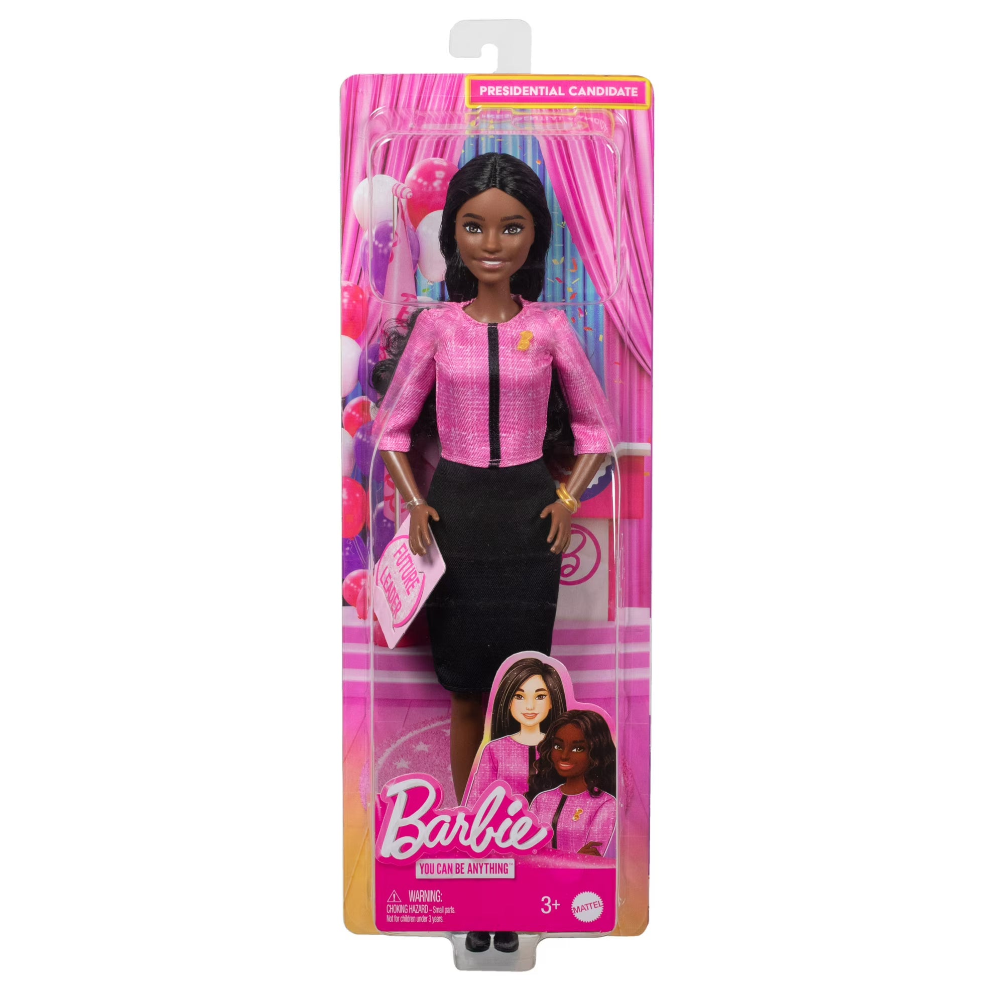 Barbie Future Leader Dark Brown Hair - African American