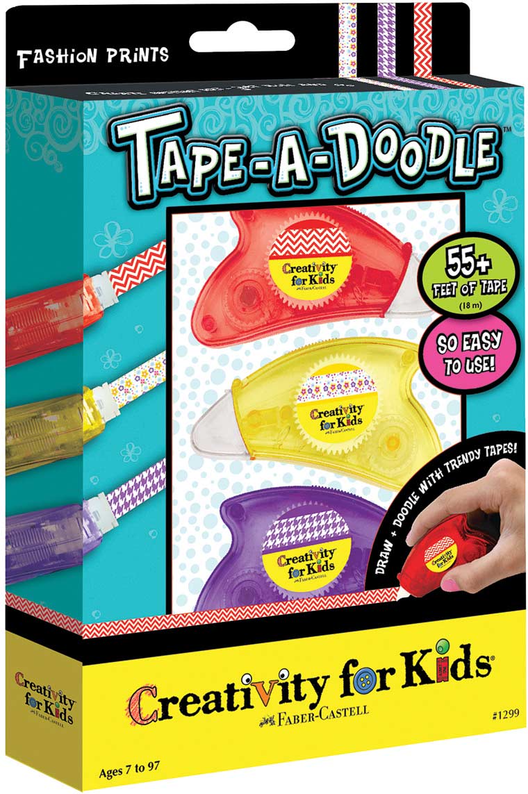 Tape-a-Doodle Fashion Prints 3-Pack