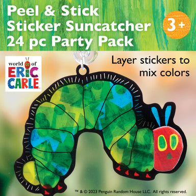 24CT Very Hungry Caterpillar Sticker Suncatcher Creativity Day Kit