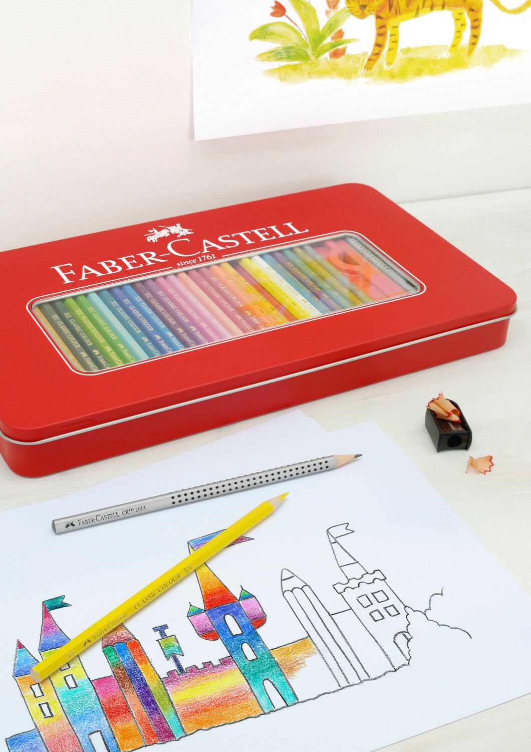 48 Classic Color Pencils & Accessories - Gift Set
