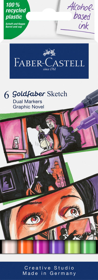 6Ct Gofa Sketch Marker Graphic Novel