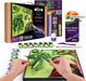 OKTO Manga Elements - Earth - 3D Clay Canvas Kit (11.8 x 15.7 in) - Ages 10+