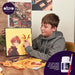 OKTO Manga Elements - Fire - 3D Clay Canvas Kit (11.8 x 15.7 in) - Ages 10+