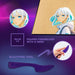 OKTO Manga Elements - Air - 3D Clay Canvas Kit (11.8 x 15.7 in) - Ages 10+