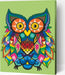 Owl – Paint by Numbers Kit | Artwille | 14x18 inch Canvas