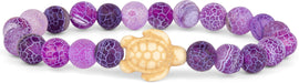 Fahlo Turtle Tracking Bracelet - Coral Reef Violet