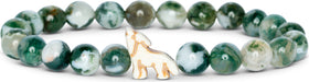 Fahlo Wolf Tracking Bracelet - Woodland Green 