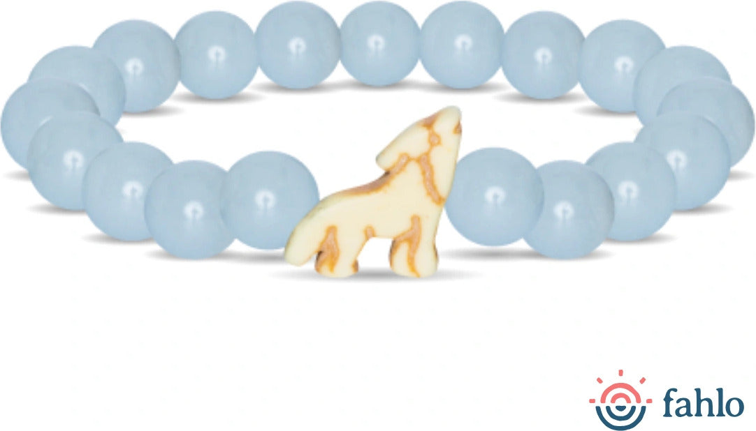 Fahlo Wolf Tracking Bracelet - GLOW IN THE DARK (Sunrise)